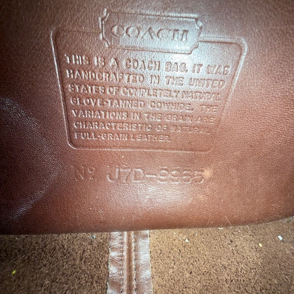 PROJECT Coach Legacy Small Flap 9965 Mahogany VINTAGE - Picture 8 of 8